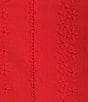 Bailey Rose Square Neck Sleeveless Eyelet Top - Image 4