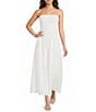 Bailey Rose Strapless Bow Eyelet Maxi Dress - Image 1