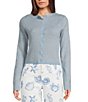 Bailey Rose Stripe Button Front Ribbed Cardigan - Image 1