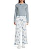 Bailey Rose Stripe Button Front Ribbed Cardigan - Image 3