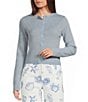 Bailey Rose Stripe Button Front Ribbed Cardigan - Image 1