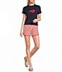 Bailey Rose Stripe Knit Pull On Shorts - Image 3