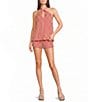 Bailey Rose Stripe Mini Romper - Image 1