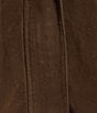 Bailey Rose Suede Long Sleeve Coordinating Jacket, Color:Chocolate - Image 5