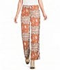 Bailey Rose Western Satin Pull On Wide Leg Pants - Image 1