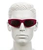 Color:Fuchsia - Image 3 - Unisex BB0095S 53mm Cat Eye Sunglasses