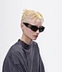 Color:Black - Image 4 - Women's Bossy 57mm Cat Eye Sunglasses