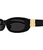 Balenciaga Women's Cosmo 57mm Rectangular Sunglasses - Image 3