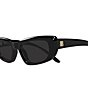 Balenciaga Women's Palma 55mm Geometric Sunglasses - Image 3