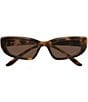 Balenciaga Women's Palma 55mm Geometric Sunglasses - Image 2