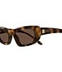 Balenciaga Women's Palma 55mm Geometric Sunglasses - Image 3