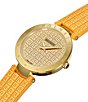 Balmain Women's Quartz Analog Strap Watch, Color:Orange - Image 4