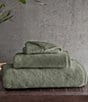 Bamboo Bliss Resort Bamboo Collection by RHH Bath Towels, Color:Oil Green - Image 1