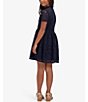 Color:Navy - Image 2 - Big Girls 7-16 Mila Mini Lace Dress