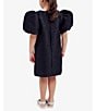 Color:Black - Image 2 - Big Girls 7-16 Short Sleeve Giselle Mini Dress