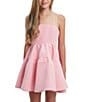 Color:Bliss Pink - Image 4 - Charlotte Little/Big Girls 5-16 Sleeveless Tiered Mini Dress