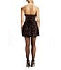Bardot Helene Strapless Sequin Mini Dress, Color:Chocolate - Image 2