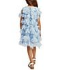 Bardot Big Girls Short Sleeve Mallory Tiered Mini Dress, Color:Soft Blue - Image 4