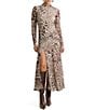 Bardot Lea Printed Mesh Midi Dress - Image 1