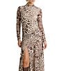 Bardot Lea Printed Mesh Midi Dress - Image 4