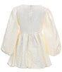 Bardot Little/Big Girls 4-16 Balloon Sleeve Mirae Sequin-Embellished Embroidered Mini Dress, Color:Ivory - Image 2