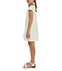 Color:Orchid White - Image 3 - Little/Big Girls 4-16 Cap Sleeve Zuri Floral/Lace Overlay Mini Dress