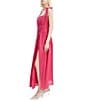 Bardot Mirelle Linen Blend Square Neck Sleeveless Tie Straps Ruched Drop Waist Maxi Dress, Color:Hot Pink - Image 3