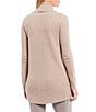 Barefoot Dreams Bamboo Long Sleeve CozyChic® Lite Circle Lounge Cardigan, Color:Taupe - Image 2