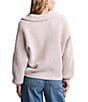 Barefoot Dreams Brushed CozyChic® Dolman Sleeve Ribbed Pullover Top, Color:Stone - Image 2