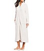 Color:Almond - Image 1 - CozyChic® Full Zip Front Caftan Robe