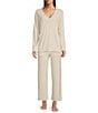 Color:Almond - Image 3 - Cozy Chic Ultra Lite Ankle Length Coordinating Sleep Pants