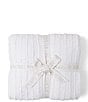 Color:Cream - Image 1 - CozyChic® Angular Rib Throw Blanket
