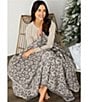Color:Linen/Warm Gray - Image 3 - CozyChic® Barefoot In The Wild Throw