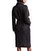 Barefoot Dreams CozyChic® Blanket Stitch Robe, Color:Carbon - Image 2