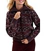 Barefoot Dreams CozyChic® FairIsle Print Half Zip Long Sleeve Pullover - Image 1