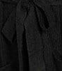 Barefoot Dreams CozyChic Lite® Ribbed Robe, Color:Black - Image 3