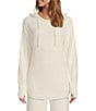 Color:Pearl - Image 1 - CozyChic™ Lite Shirttail Hooded Pullover