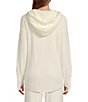 Color:Pearl - Image 2 - CozyChic™ Lite Shirttail Hooded Pullover