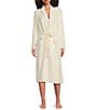 Barefoot Dreams CozyChic® Long Sleeve Ribbed Long Robe, Color:Pearl - Image 1