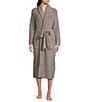 Barefoot Dreams CozyChic® Long Sleeve Ribbed Long Robe, Color:Dove Gray - Image 1