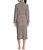 Barefoot Dreams CozyChic® Long Sleeve Ribbed Long Robe, Color:Dove Gray - Image 2