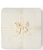 Barefoot Dreams CozyChic® Rib Blanket Stitch Throw Blanket - Image 1