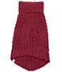 Color:Cranberry - Image 2 - CozyChic® Ribbed Pet Sweater