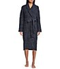 Color:Heather Indigo/Deep Blue - Image 1 - Unisex CozyChic® Long Wrap Cozy Robe