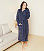 Color:Heather Indigo/Deep Blue - Image 4 - Unisex CozyChic® Long Wrap Cozy Robe