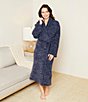 Color:Heather Indigo/Deep Blue - Image 5 - Unisex CozyChic® Long Wrap Cozy Robe