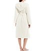 Color:Cream - Image 2 - Cozychic Solid Ribbed Hooded Lounge Cozy Robe