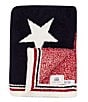 Color:Indigo Multi - Image 1 - CozyChic® Stars & Stripes Olympic Throw Blanket