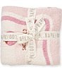 Barefoot Dreams CozyChic® Strawberry Stroller Blanket - Image 1