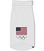 Color:Pearl/Multi - Image 1 - CozyChic® Team USA Flag Olympic Ring Pet Sweater